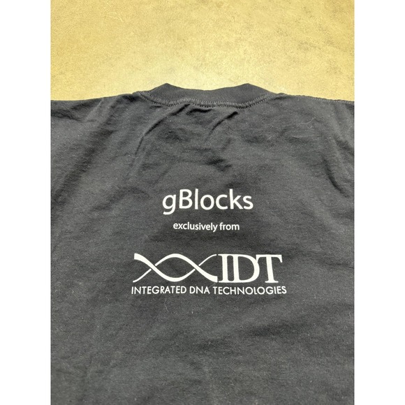 Vintage Pablo Picasso Integrated DNA Technologies Shirt Men Medium Black gBlocks - Picture 5 of 6